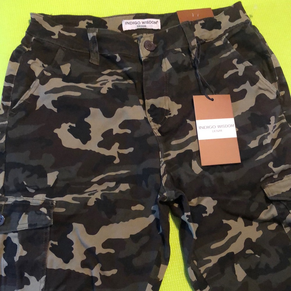 Camo cargo shorts